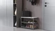 Банкетка универсальная Ferrum-decor Слайм 45x63x26 серый ДСП Белое 16мм (XK00013) - изображение 1