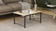 Стіл журнальний приставний Террі Комбо Ferrum-decor 345x662x440 Чорний метал ДСП Дуб Сан-Марино 16 мм (TERRIK002) - зображення 6