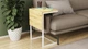 Стол журнальный приставной Терри Комбо Ferrum-decor 345x662x440 Белый металл ДСП Дуб Артизан 16 мм (TERRIK013) - изображение 5