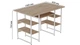 Комп'ютерний стіл Ferrum-decor Тім 75x140x60 білий ДСП Дуб Сан-Маріно 16мм - зображення 1