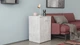 Стол-тумба трансформер Смарт 1 Ferrum-decor 750x1450x500 ДСП Бетон 16 мм (SMART007) - изображение 6
