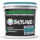 Фарба гумова супереластична надстійка «РабберФлекс» SkyLine Бірюзова RAL 5018 6 кг - зображення 1