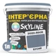 Краска интерьерная латексная Skyline 3020-R90B Бусый 1л - изображение 2