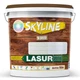 Лазурь декоративно-защитная для обработки дерева LASUR Wood SkyLine Белая 10л - изображение 1