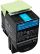 Toner Lexmark 702XCE Cyan (734646471008) - obraz 1