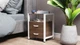 Тумба универсальная Ferrum-decor Вивьен 2/2 50x41x40 белый ДСП Дуб Сонома Трюфель 16мм (XK00119) - изображение 1
