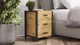 Тумба універсальна Ferrum-decor Вів'єн 3 50x41x40 чорний ДСП Дуб Артизан 16мм (XK00147) - зображення 5