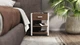 Тумба универсальная Ferrum-decor Вивьен 1/2 50x41x40 белый ДСП Дуб Сонома Трюфель 16мм (XK00083) - изображение 3