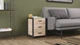 Тумба универсальная Ferrum-decor Вивьен 3 50x41x40 черный ДСП Дуб Сан-Марино 16мм (XK00146) - изображение 3