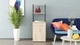Стол-тумба трансформер Смарт 4/1 с этажеркой Ferrum-decor 1430x1450x500 Черный металл ДСП Дуб Сан-Марино 16 мм (SMART401) - изображение 5