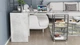 Стіл-тумба трансформер Смарт 3/1 з етажеркою Ferrum-decor 1430x1450x500 Чорний метал ДСП Урбан Лайт 16 мм (SMART306) - зображення 8