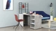 Стіл-тумба трансформер Смарт 4/1 з етажеркою Ferrum-decor 1430x1450x500 Чорний метал ДСП Урбан Лайт 16 мм (SMART406) - зображення 9