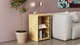 Стол-тумба трансформер Смарт 2/1 Ferrum-decor 750x1450x500 Черный металл ДСП Дуб Артизан 16 мм (SMART205) - изображение 6