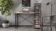 Письменный стол Ferrum-decor Серии Конект c этажеркой 75x120x60 черный ДСП Дуб Артизан 16мм (XK00183) - изображение 4