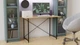 Стол письменный Line Лайт Ferrum-decor 750x1200x600 Черный металл ДСП Дуб Артизан 16 мм (LINE127) - изображение 4