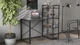 Письменный стол Ferrum-decor Серии Конект c этажеркой 75x120x60 черный ДСП Сосна Кембра 16мм (XK00186) - изображение 5