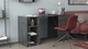 Стол-тумба трансформер Смарт 1/2 Ferrum-decor 750x1450x600 ДСП Сосна Кембра 16 мм (SMART010) - изображение 9