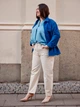 Джинсы Mom's женские Uniqlo 980205709 25 Белые (1159797176) - изображение 4