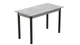 Стол кухонный Ferrum-decor Марио 75x120x60 Черный ДСП Бетон 16мм (MAR0007) - изображение 2