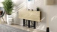 Стол-книжка трансформер Спайдер Ferrum-decor 750x1150x880 Черный металл ДСП Дуб Сонома 16 мм (SPAR004) - изображение 6