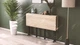 Стол-книжка трансформер Орион 3 Ferrum-decor 750x1150x880 Черный металл ДСП Дуб Сонома 16 мм (ORI304) - изображение 6