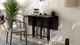 Стол-книжка трансформер Спайдер Ferrum-decor 750x1150x880 Черный металл ДСП Венге Магия 16 мм (SPAR003VE) - изображение 5