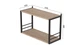 Книжкова полиця універсальна Ferrum-decor Стім 1 38x63x26 чорний ДСП Дуб Сан-Маріно 16мм (XK00020) - зображення 3