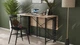Стол-книжка трансформер Орион 3 Ferrum-decor 750x1150x880 Черный металл ДСП Дуб Сан-Марино 16 мм (ORI302) - изображение 7