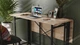 Стол-книжка трансформер Орион 3 Ferrum-decor 750x1150x880 Черный металл ДСП Дуб Сан-Марино 16 мм (ORI302) - изображение 8