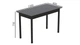 Стол кухонный Ferrum-decor Бенита 75x120x60 Черный ДСП Сосна Кембра 16мм (BEN0003) - изображение 3