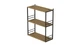 Книжная полка универсальная Ferrum-decor Стим 2 74x63x26 черный ДСП Дуб Артизан 16мм (XK00039) - изображение 1
