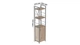 Этажерка 3/34 Ferrum-decor Серии Конект с тумбой 144x34x28 Серый ДСП Сан-Марино (FD1015) - изображение 2