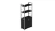 Этажерка 3/60 Ferrum-decor Серии Конект с тумбой 144x60x28 Серый ДСП Сосна Кембра (FD1037) - изображение 1