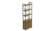 Етажерка 4/60 Ferrum-decor Серії Конект з тумбою 179x60x28 Чорний ДСП Артизан (FD1068) - зображення 1