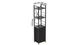 Етажерка 3/34 Ferrum-decor Серії Конект з тумбою 144x34x28 Чорний ДСП Сосна Кембра (FD1002) - зображення 2