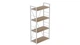 Этажерка 4/60 Ferrum-decor Серии Конект 120x60x28 белый ДСП Дуб Сан-Марино 16мм (XK00206) - изображение 1
