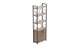 Етажерка 4/60 Ferrum-decor Серії Конект з тумбою 179x60x28 Чорний ДСП Сан-Марино (FRD-104485) - зображення 1