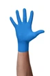 Рукавички нітрилові Mercator Medical GoGrip Blue M Сині 50 шт (00-00000175) - изображение 4