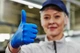 Рукавички нітрилові Mercator Medical GoGrip Blue XL Сині 50 шт (00-00000177) - изображение 5