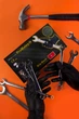 Рукавички нітрилові міцні ProMates Grip Black L Чорні 100 шт (00-00000087) - изображение 2