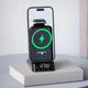 Бездротове зарядне док-станція Qi 4in1 Wireless Charger Apple Version A60 5-15W - зображення 3