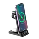 Бездротове зарядне док-станція Qi 4in1 Wireless Charger Apple Version A60 5-15W - зображення 4