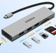 Переходник Кардридер Хаб Fenvi C601 6 в 1 Type-C + USB 2.0 3.0 TF SD PD 100W 4K HDMI - изображение 1