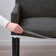 Стіл + 4 стільці з підлокітниками IKEA MÖRBYLÅNGA / MÅRENÄS, 895.201.01 - изображение 5