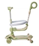 Самокат 3 в 1 светящийся с защитныи бортиком Maraton Baby Care 388 зеленый - изображение 9