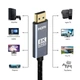 Кабель HDMI - HDMI V2.1 8K 60Hz 2м Kebidumei Gold - изображение 2