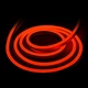 Світлодіодна гнучка неонова стрічка LED NEON від 12 вольт із блоком від мережі 220В 5м Червона - зображення 4