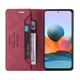 Чохол книжка на магніті G.Q. для Xiaomi Redmi 13 червоний гаманець - зображення 2