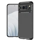 Протиударний чохол Карбон для Google Pixel 8 Pro чорний гумовий бампер - зображення 3
