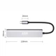 Док-станция XON SmartHub 7 в 1 (HDMI, SD/TF, 2xType-C, 2xUSB3.0) Серый (UHCHP074300G 5177) - изображение 4